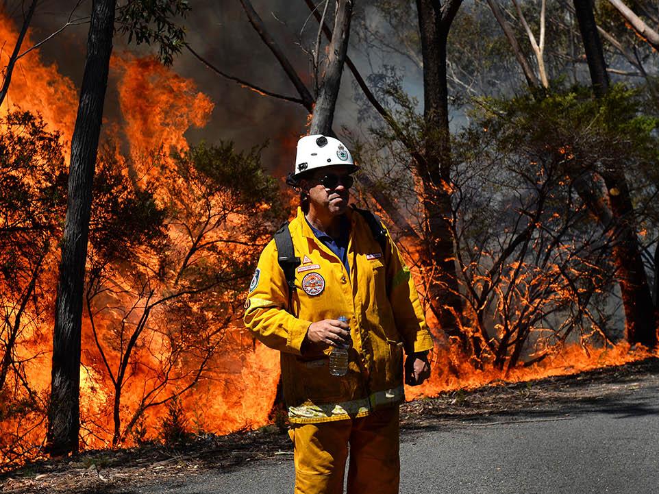 Sydney bushfire 